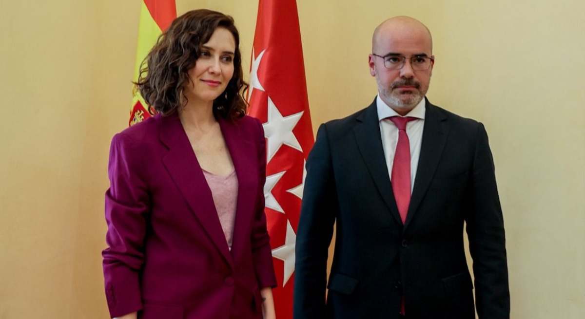 Ayuso y el Delegado del Gobierno.