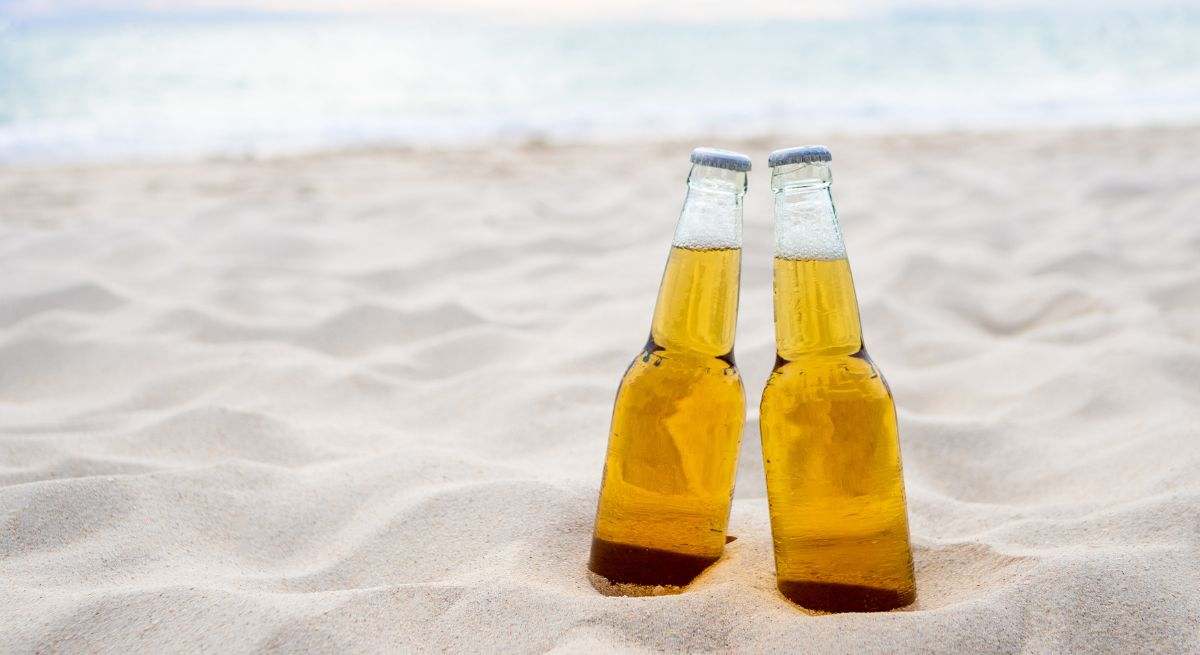 Cervezas en la playa