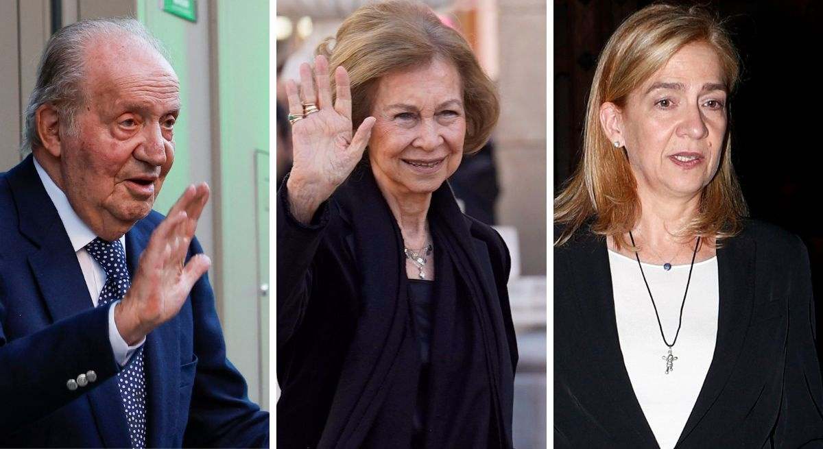 Reyes emérito e infanta Cristina