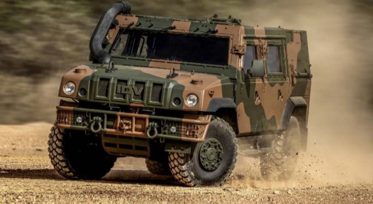 Un vehículo LMV de Iveco Defence