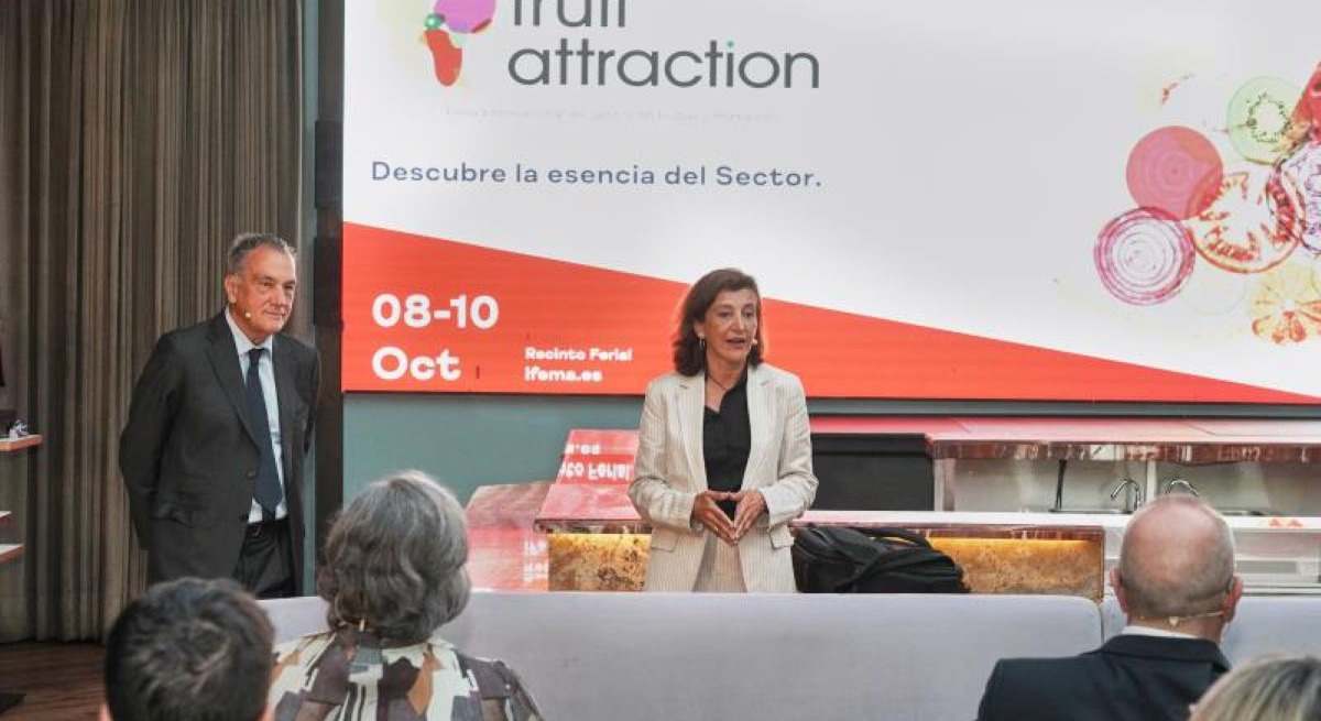José María Pozancos en la presentación de Fruit Atracttion