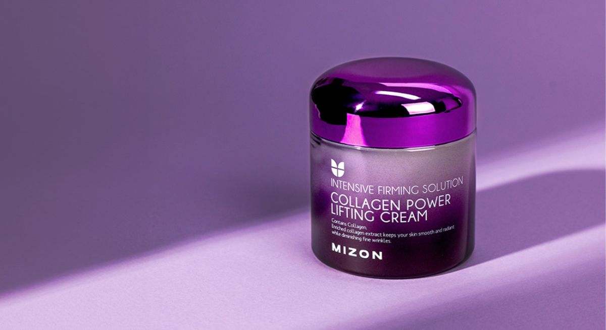 Crema hidratante Power Lifting de colágeno Mizon