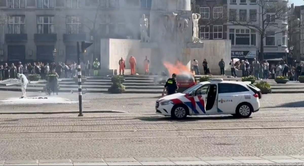 Explosión en Ámsterdam.