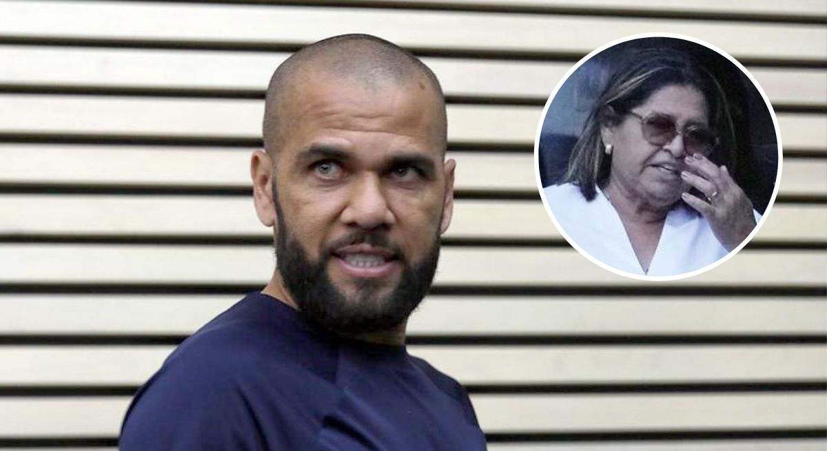 Alves y su madre
