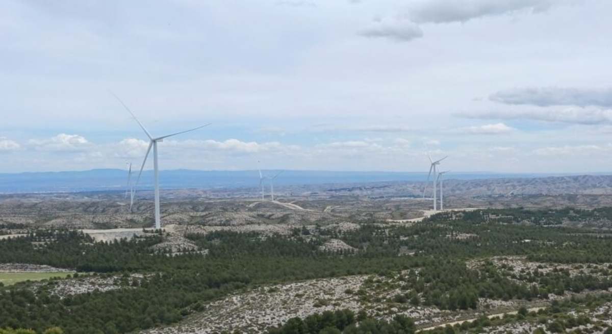 parque eólico El Campillo, en Zaragoza. / Forestalia