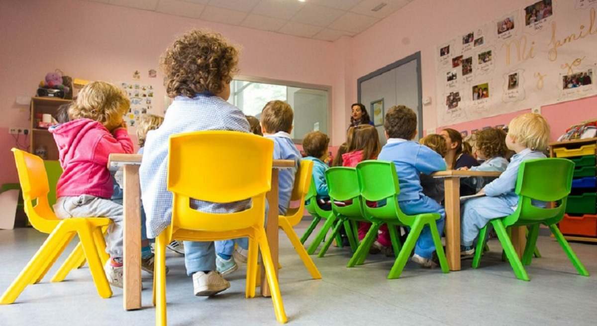 Niños en una guardería