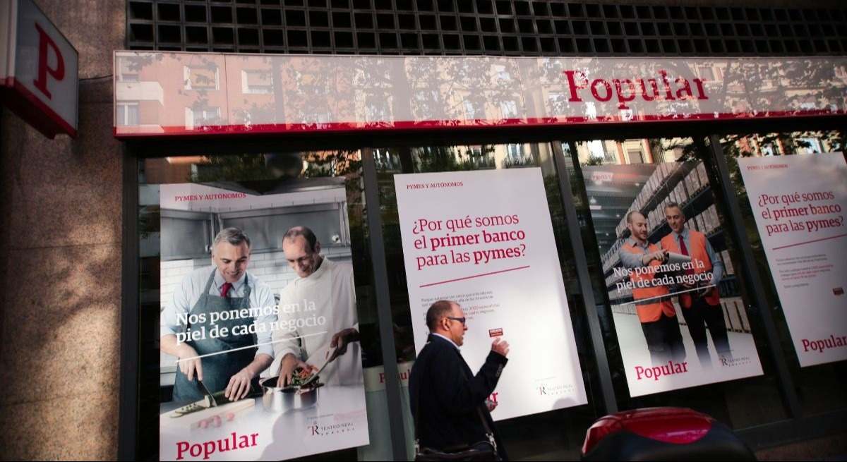 Imagen de archivo de una sucursal del Banco Popular