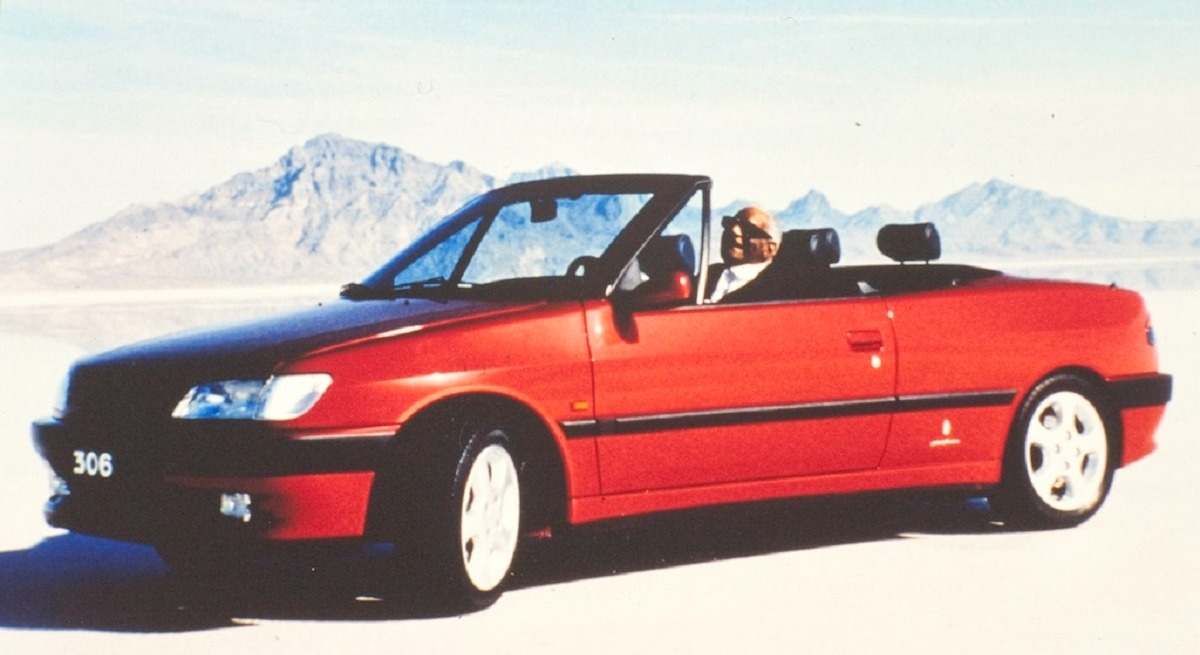 Ray Charles con el Peugeot 306 Cabriolet