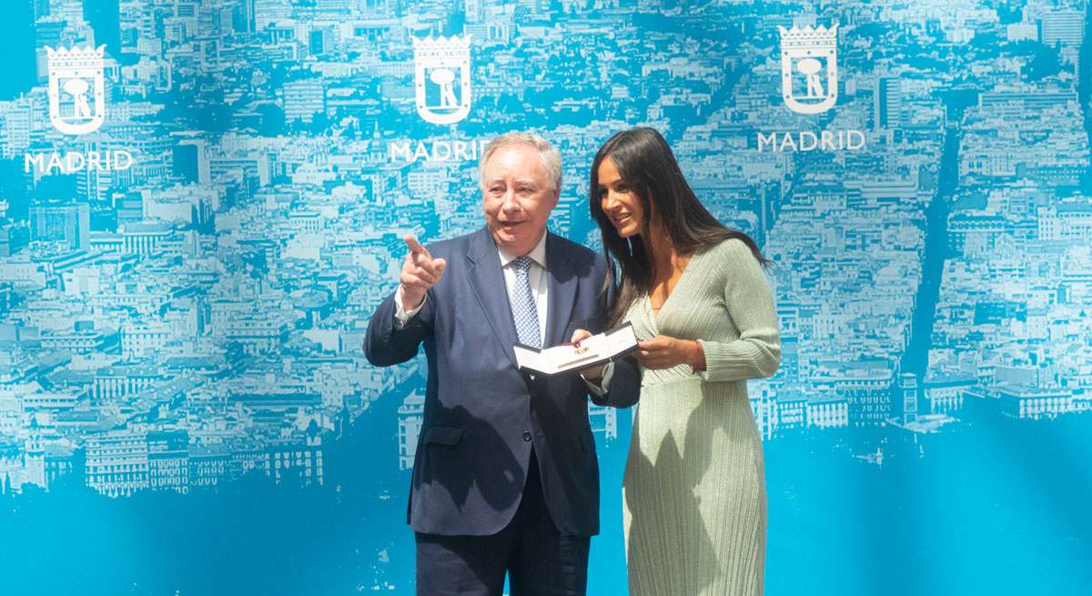 Clemente Gonzlez Soler recibe la Medalla de Madrid
