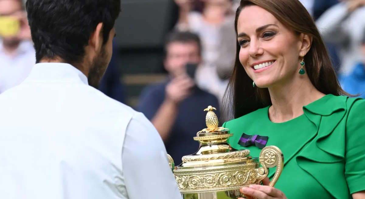 Kate Middleton reaparece en Wimbledon