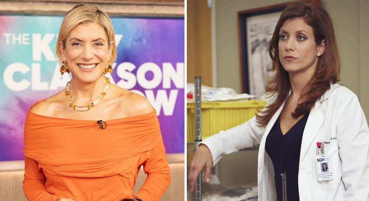 La actriz Kate Walsh en la actualidad vs la actriz en un capítulo antiguo de Anatomía de Grey