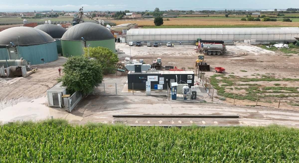 Planta Elena (Barcelona), que produce biometano a partir de los residuos sólidos urbanos.
