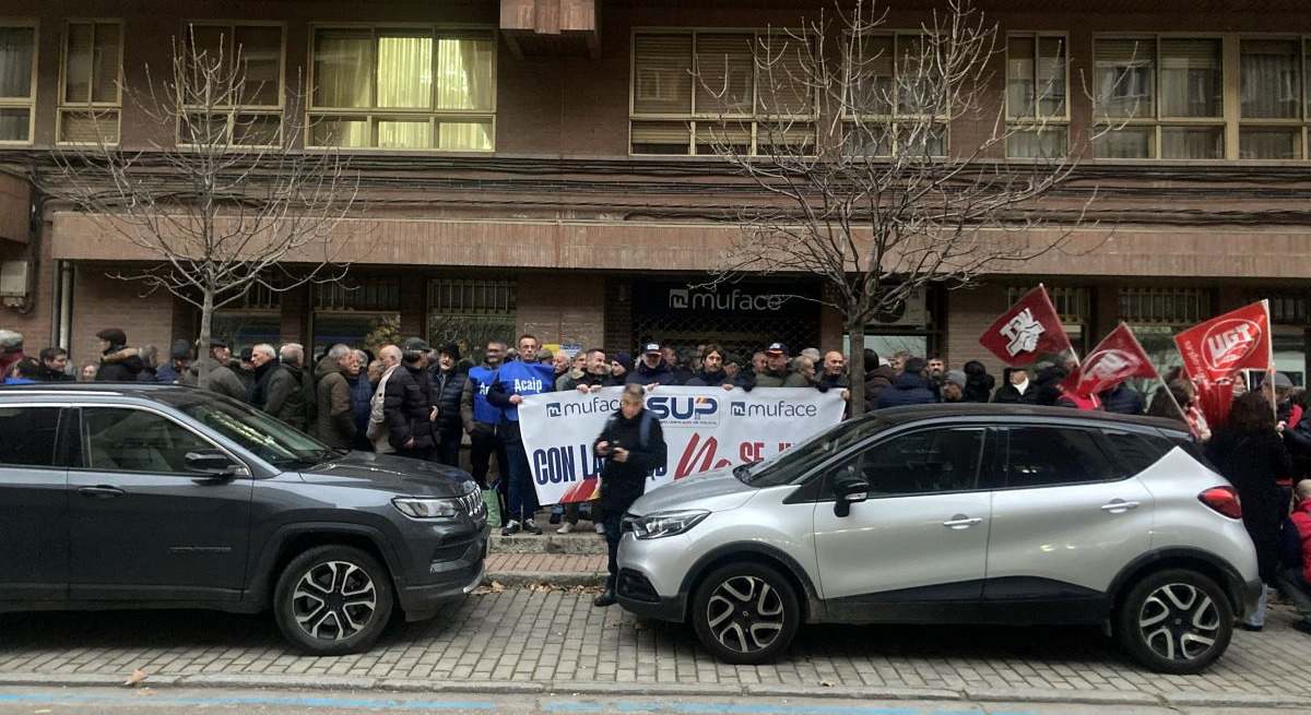 Manifestación de mutualistas en Valladolid