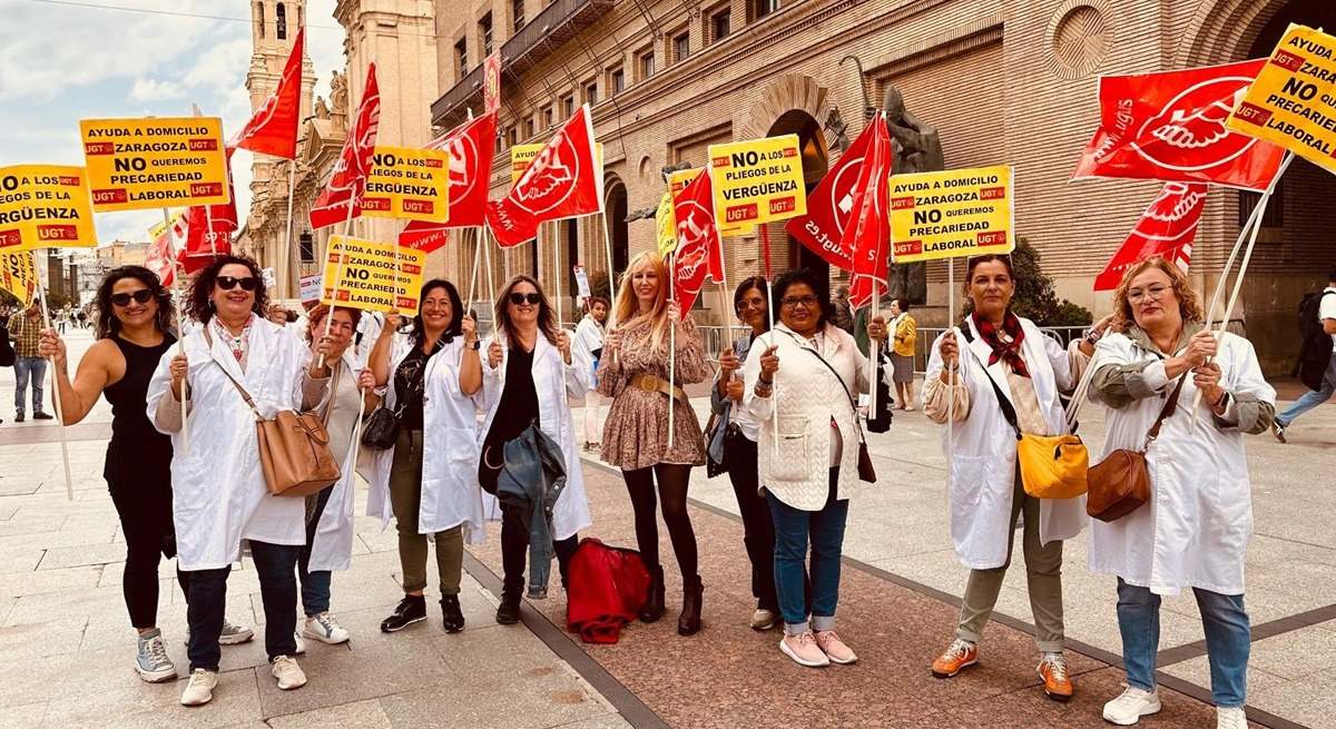 trabajadoras ayuda a domicilio zaragoza