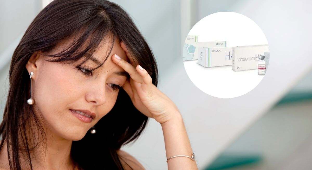 Los productos afectados y una persona bastante preocupada