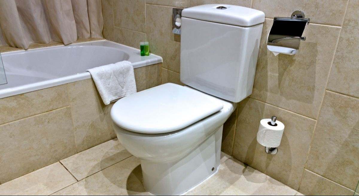 WC en un hogar.