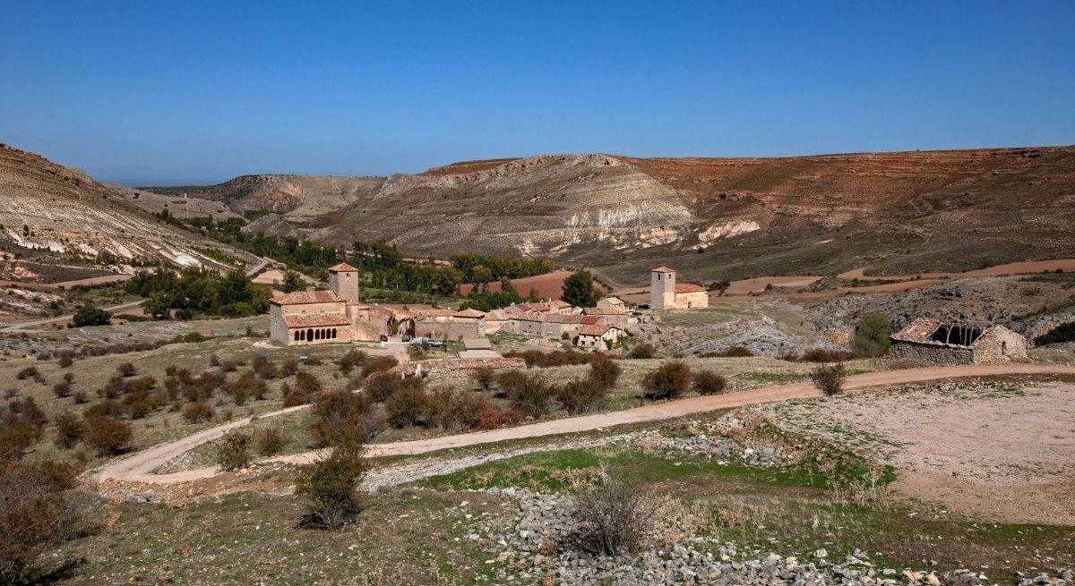 Vista del pueblo de Caracena