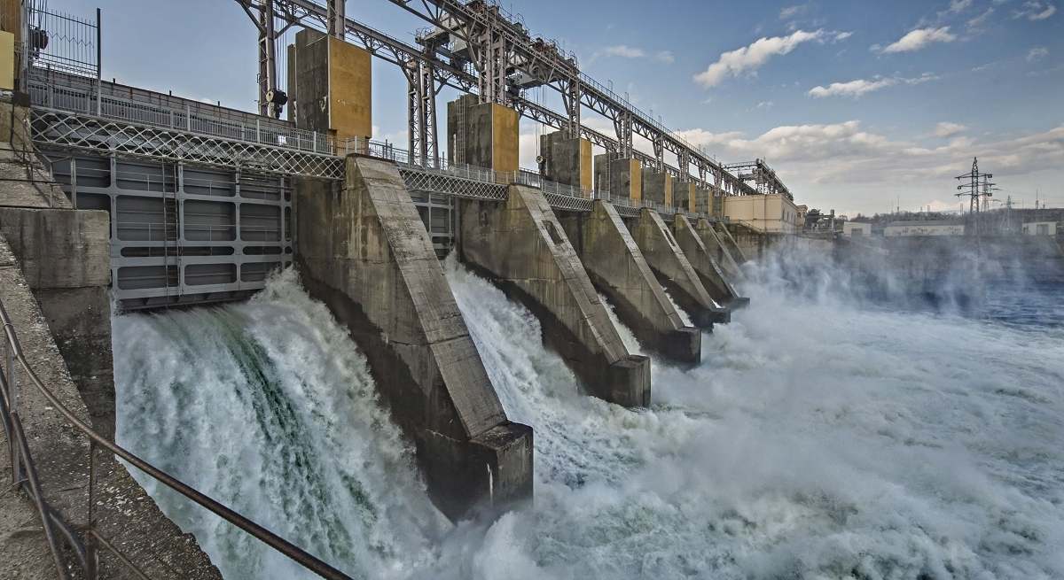 Una central hidroeléctrica