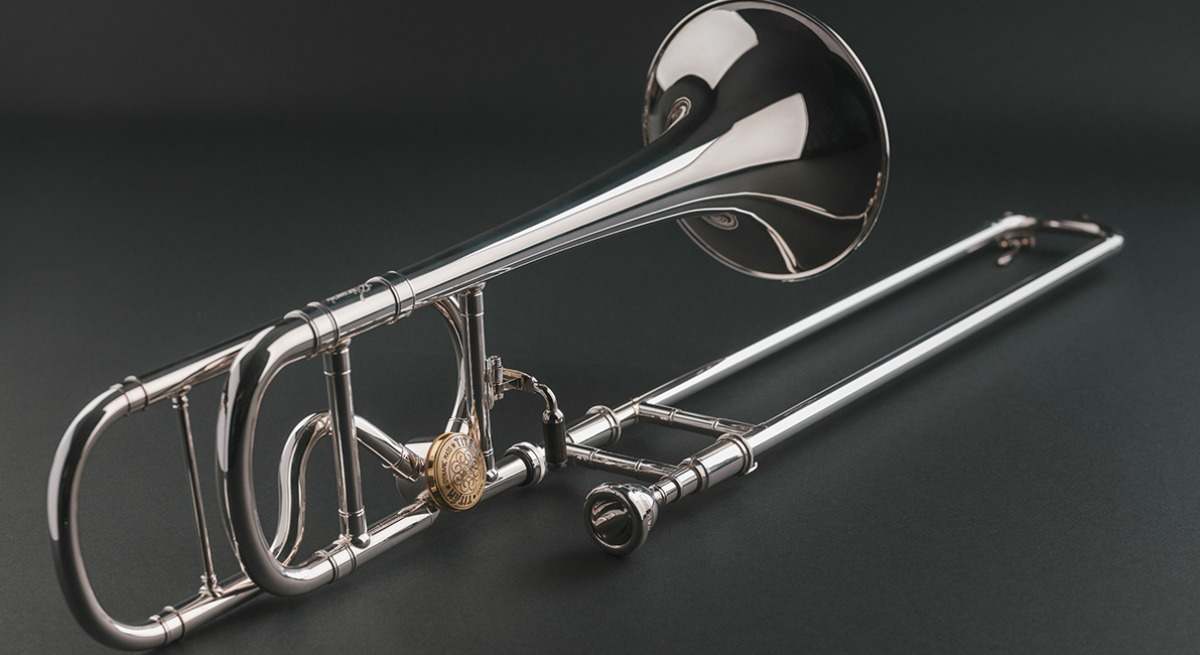 Un trombón fabricado por la empresa valenciana Honiba.