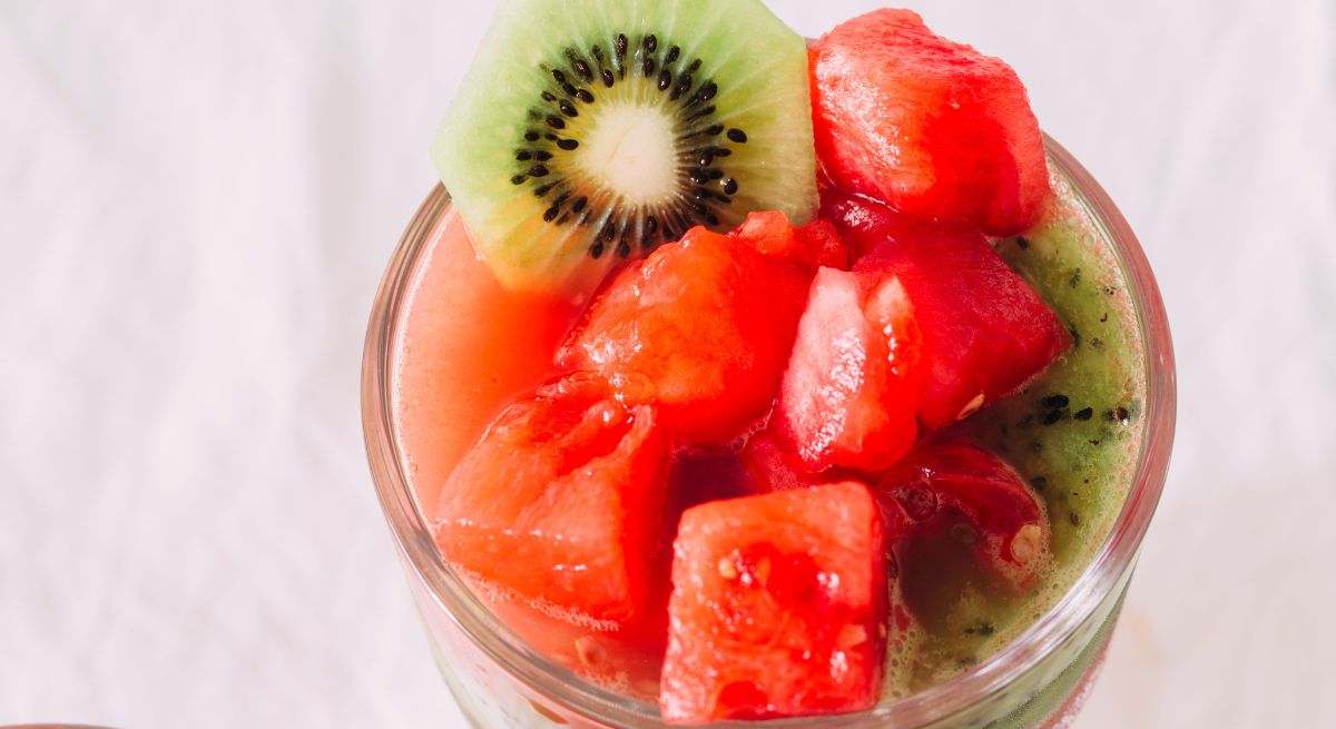 Sandía y kiwi para desayunar