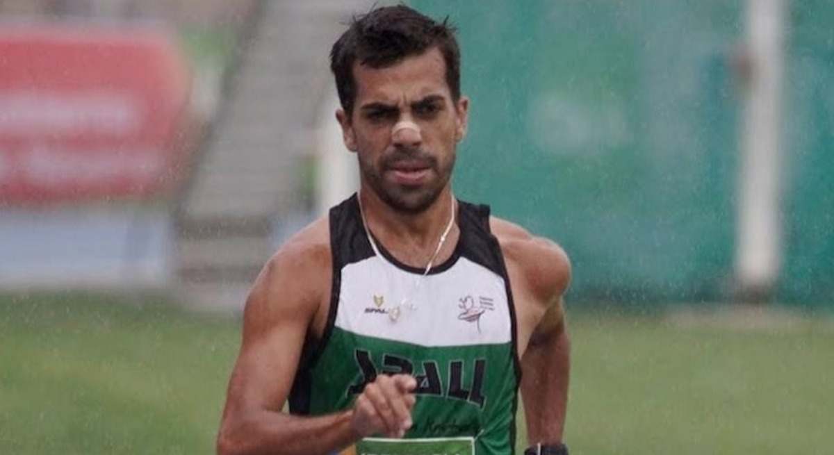 Iván Pajuelo, en una imagen facilitada por la Federación Extremeña de Atletismo.