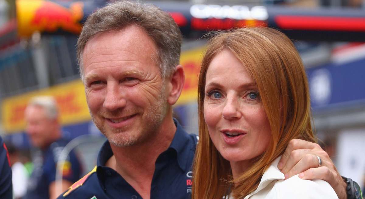 Christian Horner y Geri Halliwell