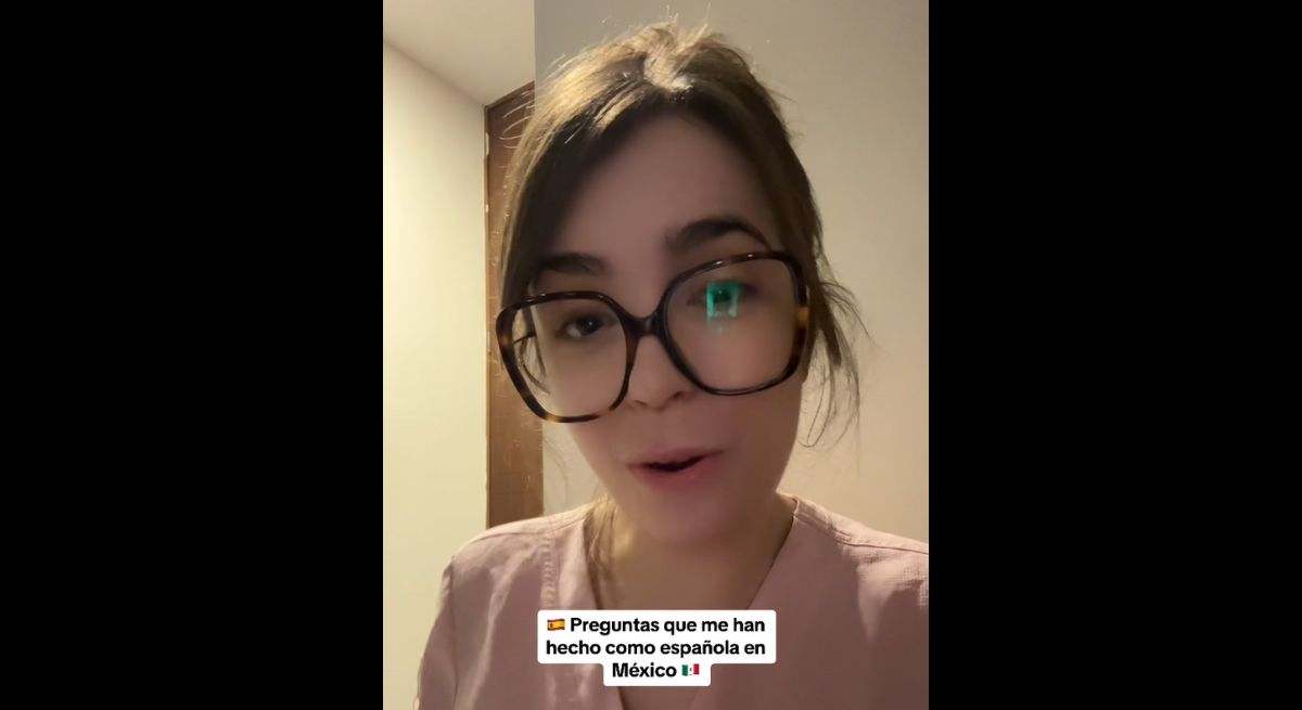 Captura del vídeo de la usuaria de TikTok