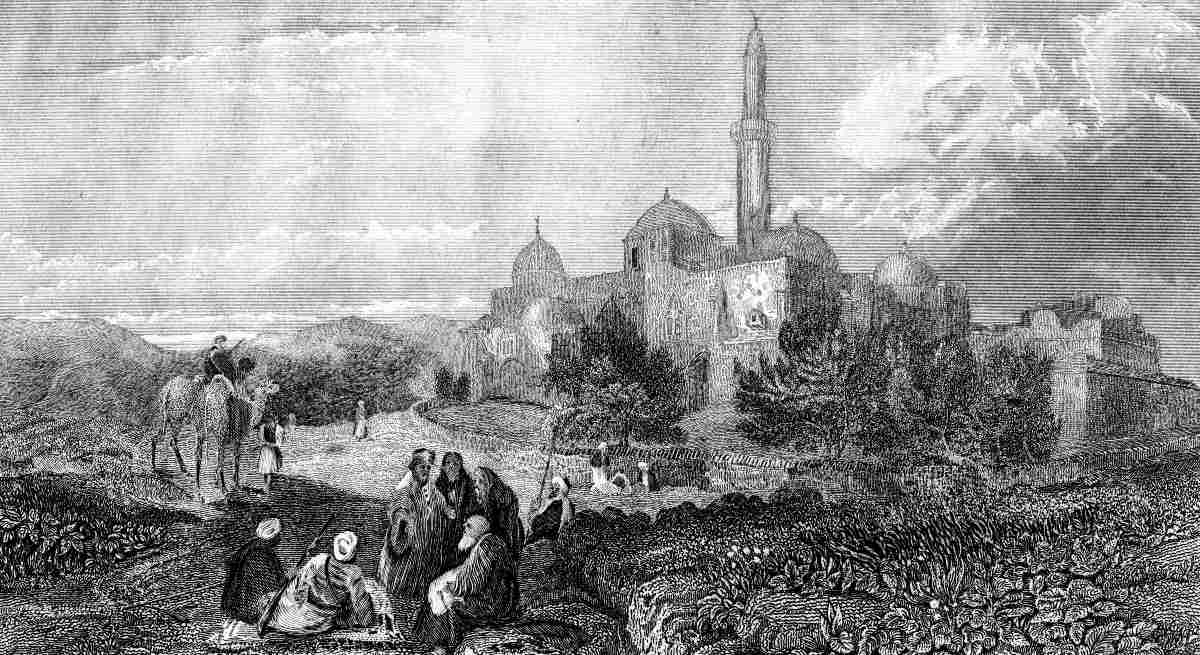 ilustración del monte sion
