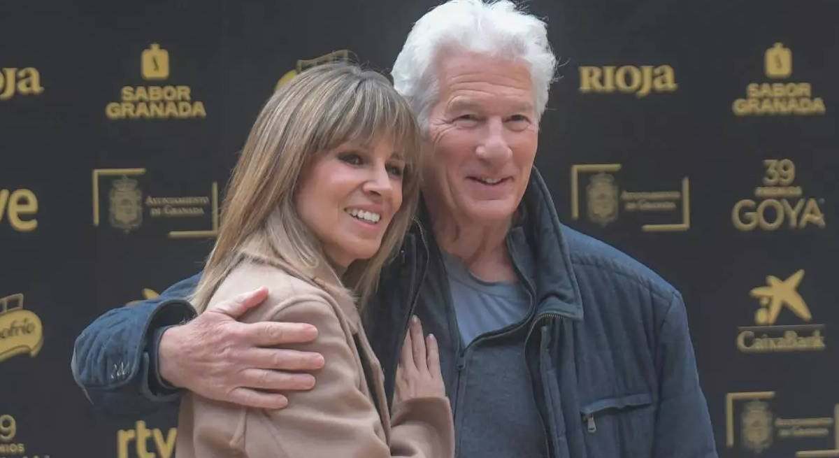  Richard Gere y su mujer en el Palacio Carlos V de Granada
