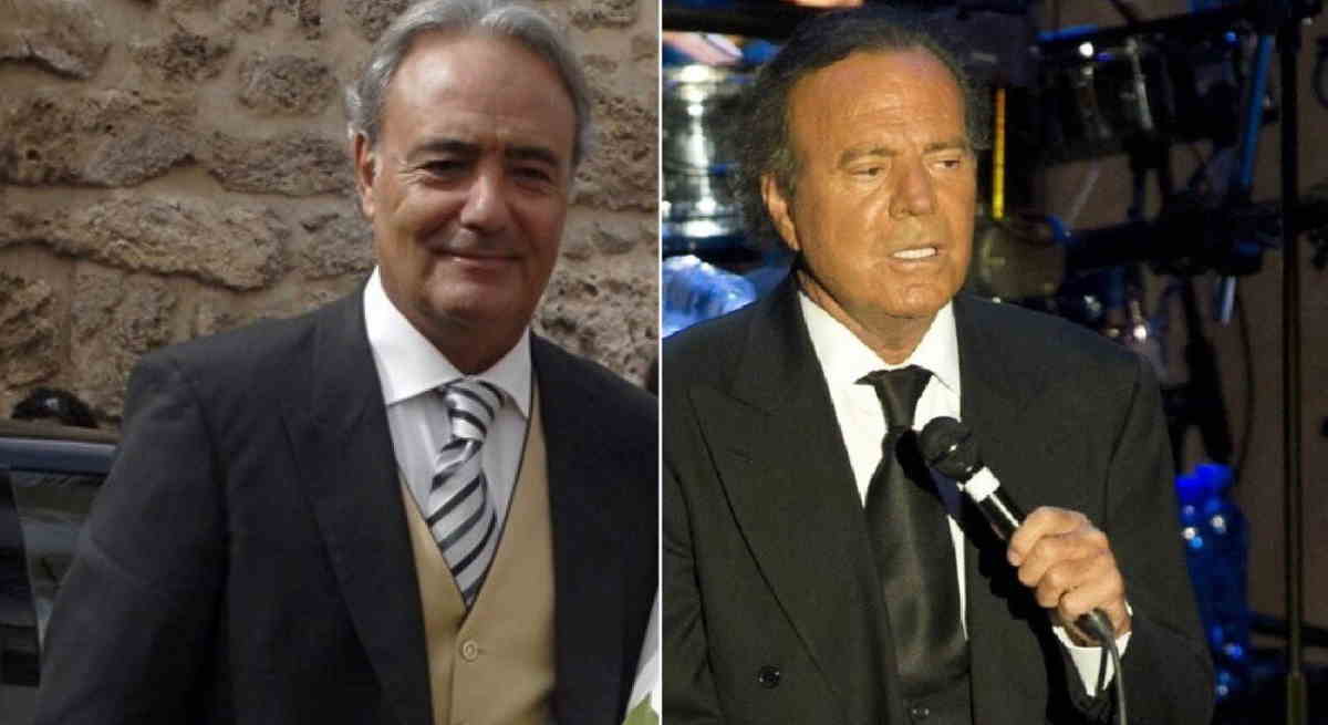 Carlos Iglesias y su hermano Julio Iglesias