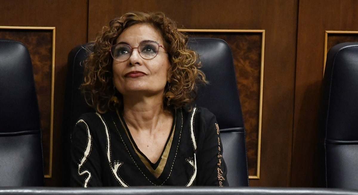 La vicepresidenta primera del Gobierno y ministra de Hacienda, María Jesús Montero.