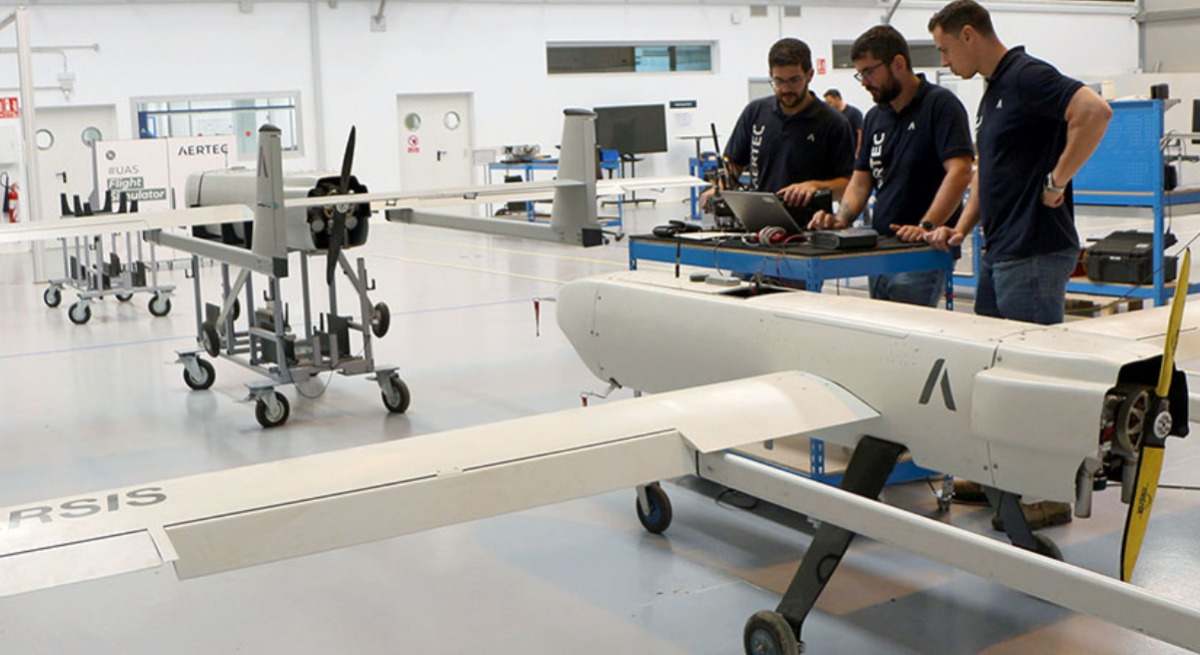 Drones de la andaluza Aertec.