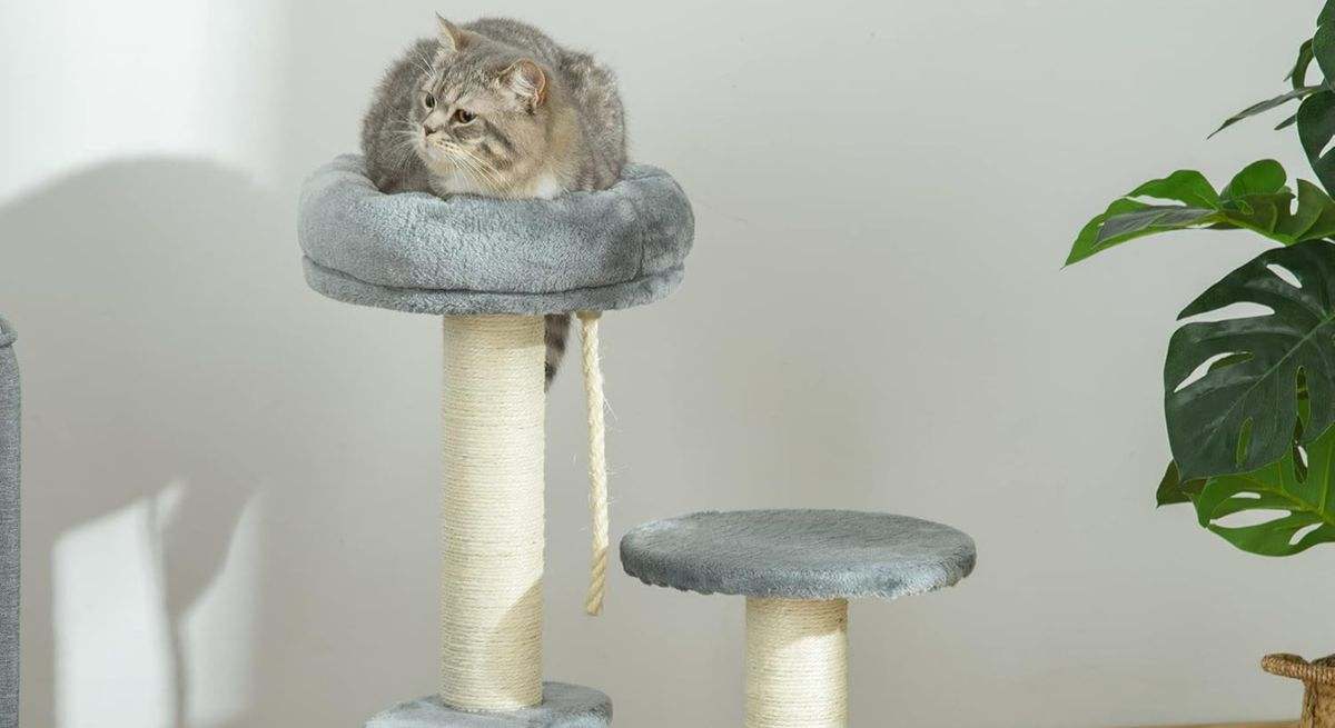 Árbol rascador para gatos de PawHut