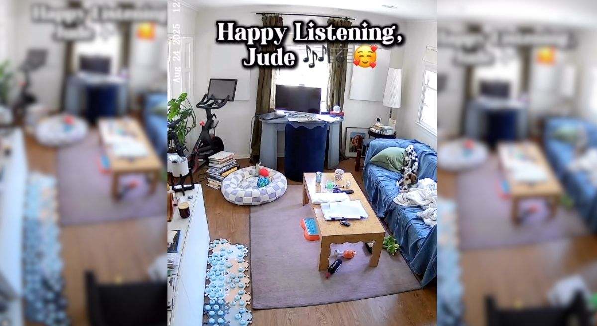 Una cámara de seguridad capta como un perro usa a Alexa para poner sus canciones favoritas