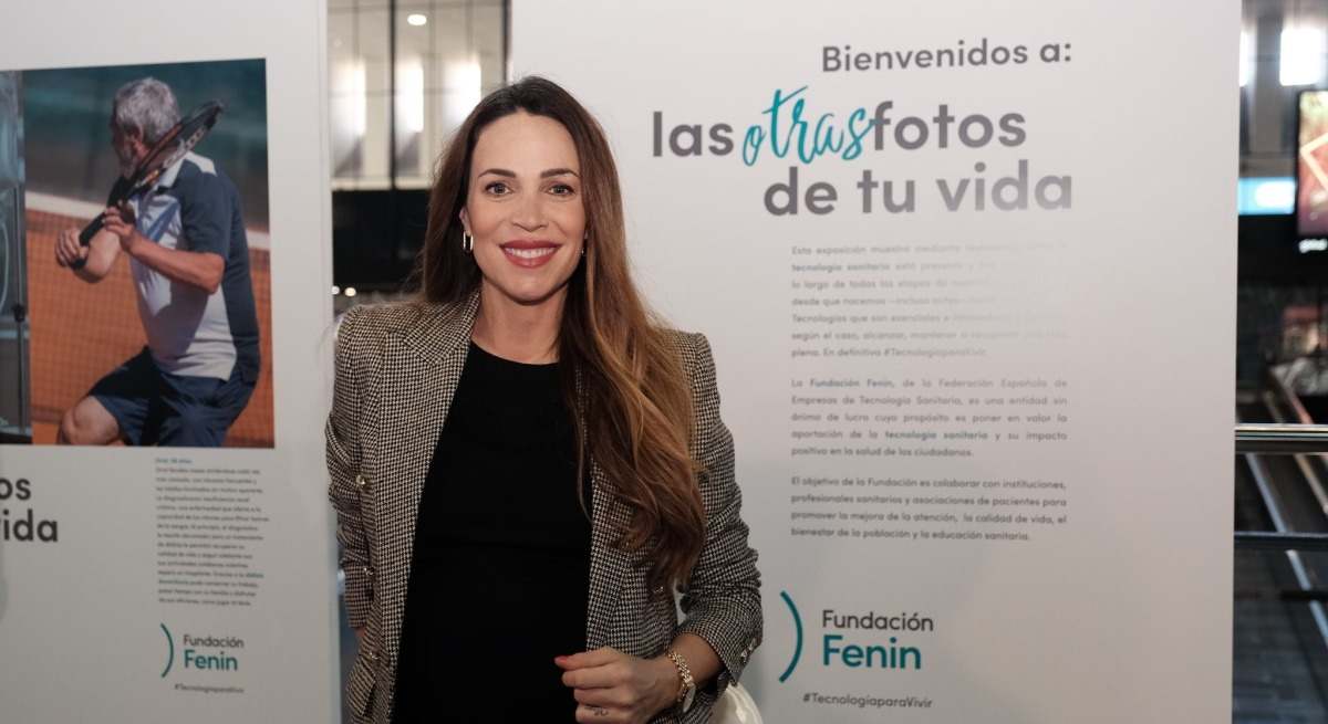 Nerea Garamandia en la presentación de 'Las fotos de tu vida'.