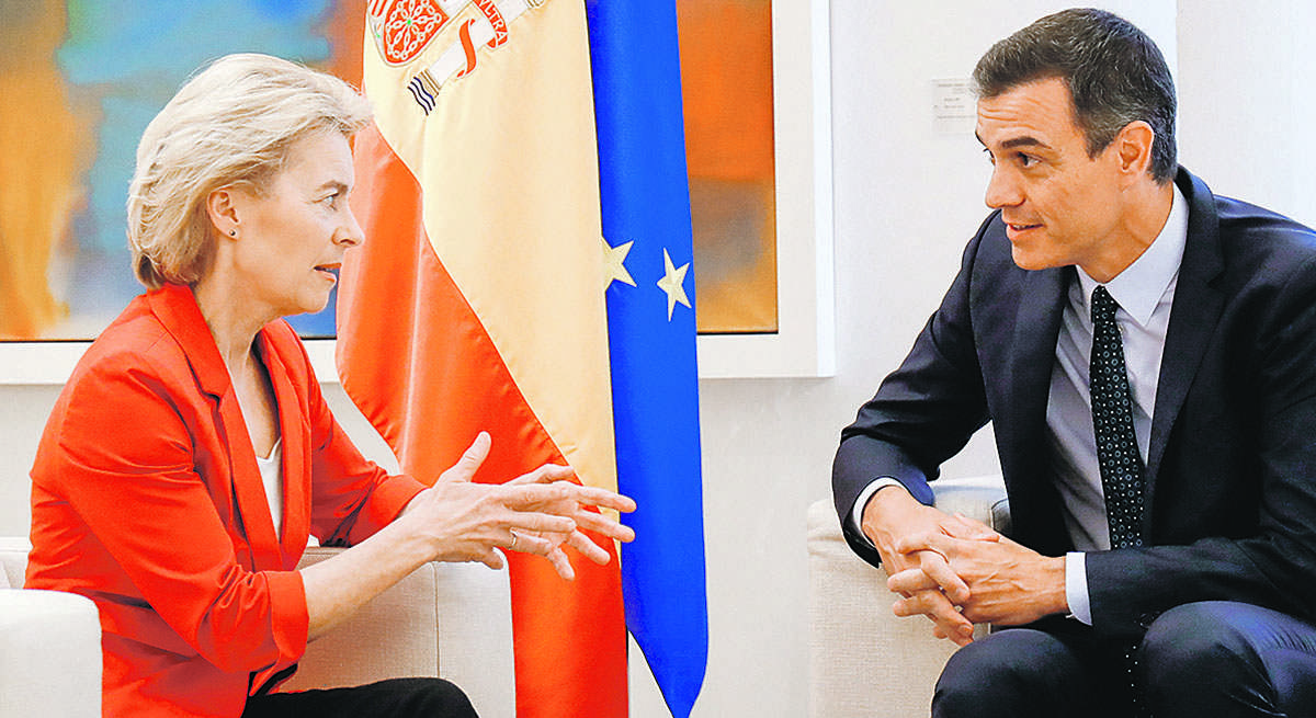 Snchez y Von der Leyen