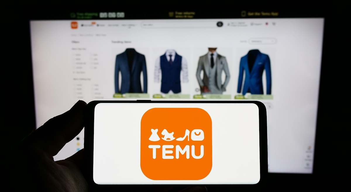 La aplicación de Temu
