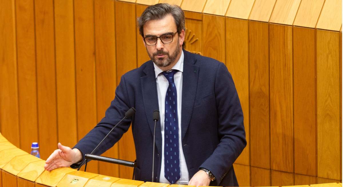 En la imagen, el conselleiro de presidencia, Xustiza, e Deportes, Diego Calvo.