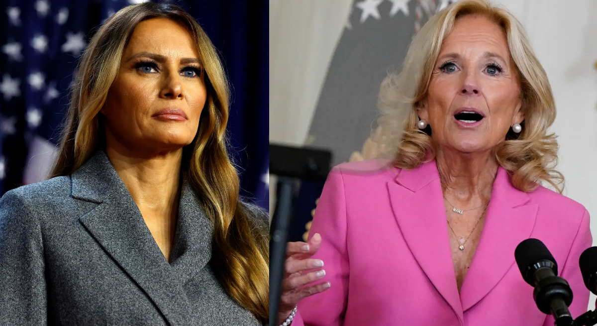 Melania Trump y Jill Biden