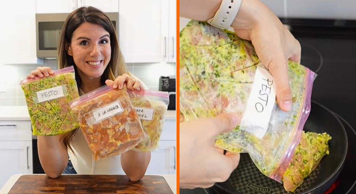 Bolsas de marinados para la comida