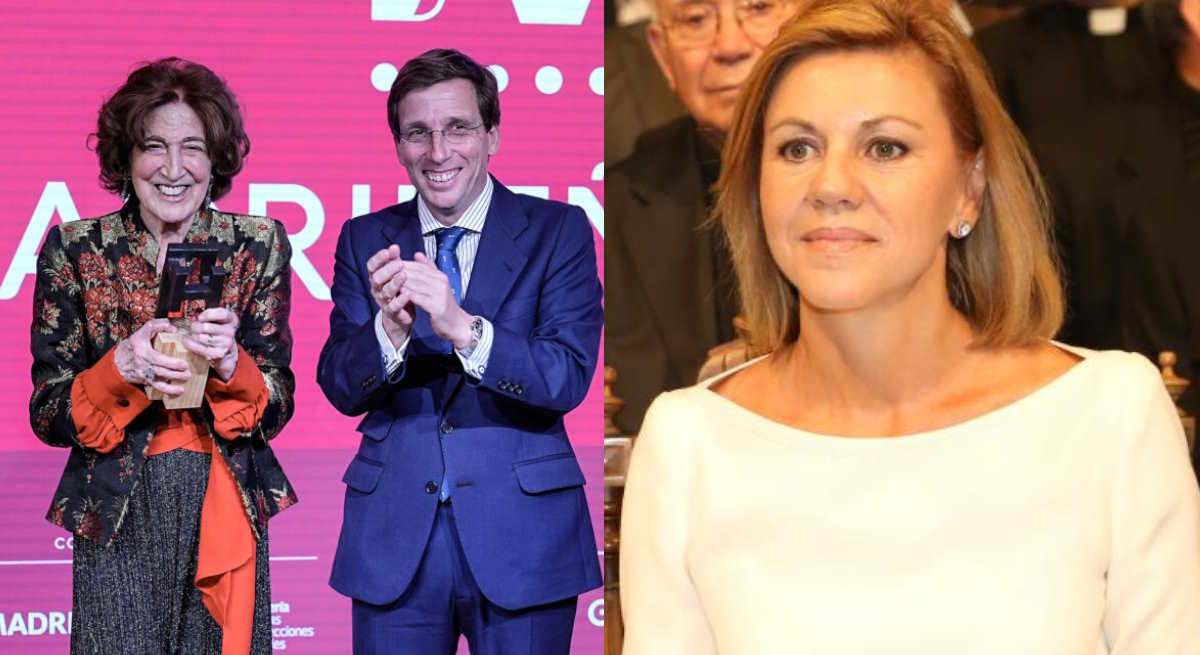 Cospedal no quiso faltar a la entrega del premio a Carmen Iglesias