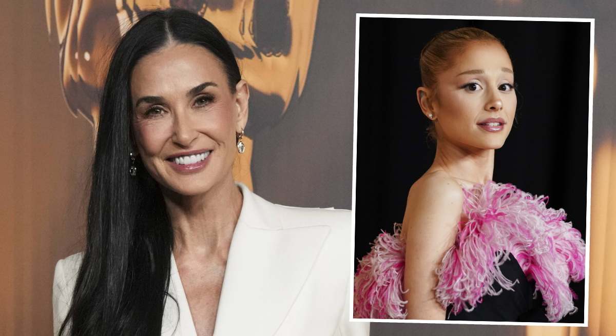 Demi Moore Ariana Grande 