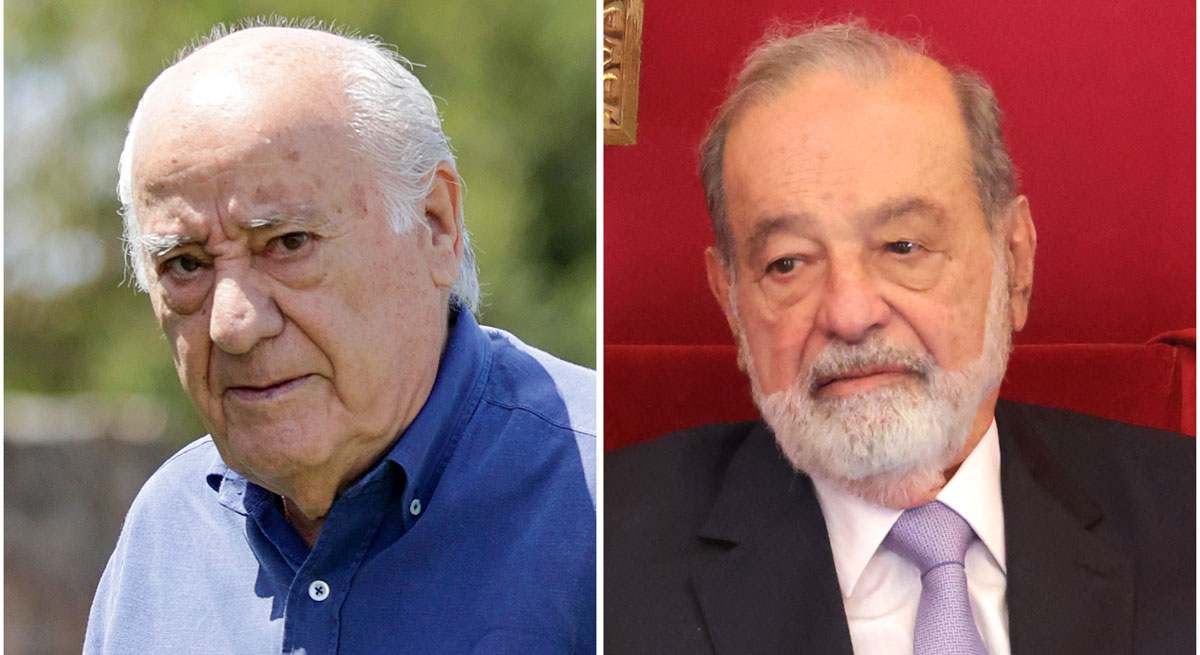 Amancio Ortega y Carlos Slim