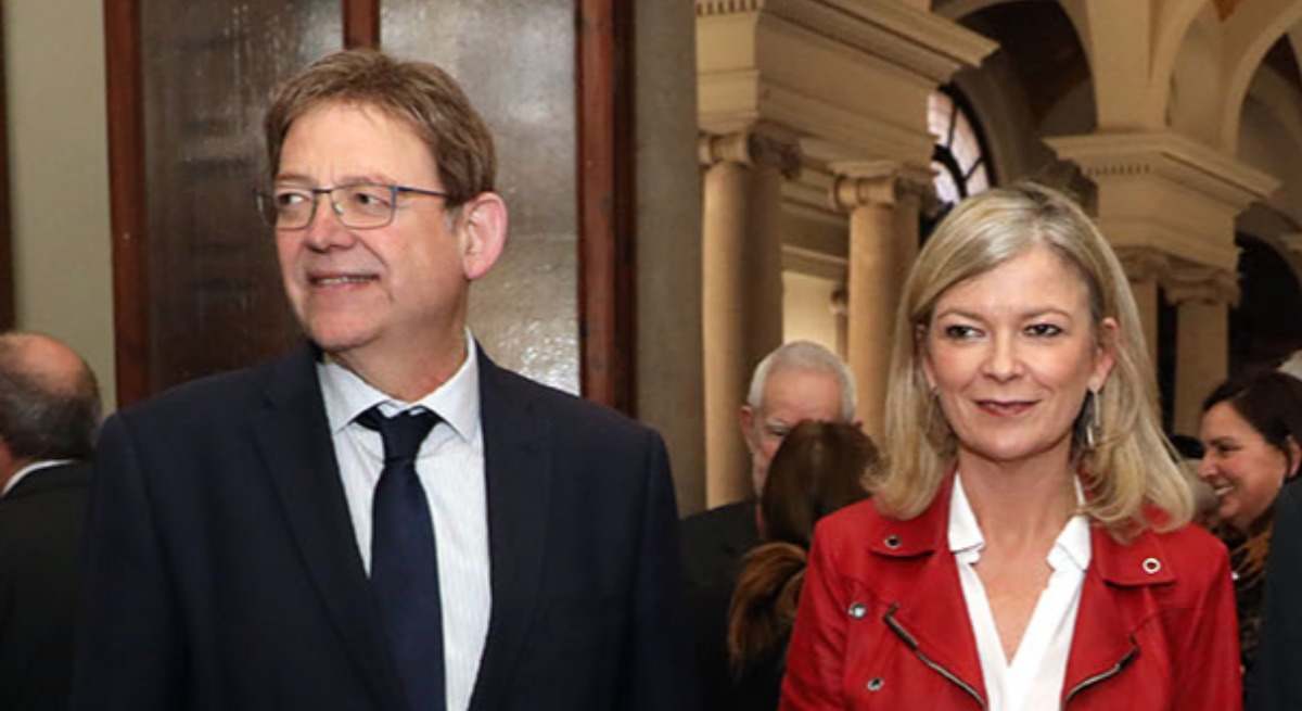 Ximo Puig y Gabriela Bravo, durante su época en la Generalitat.