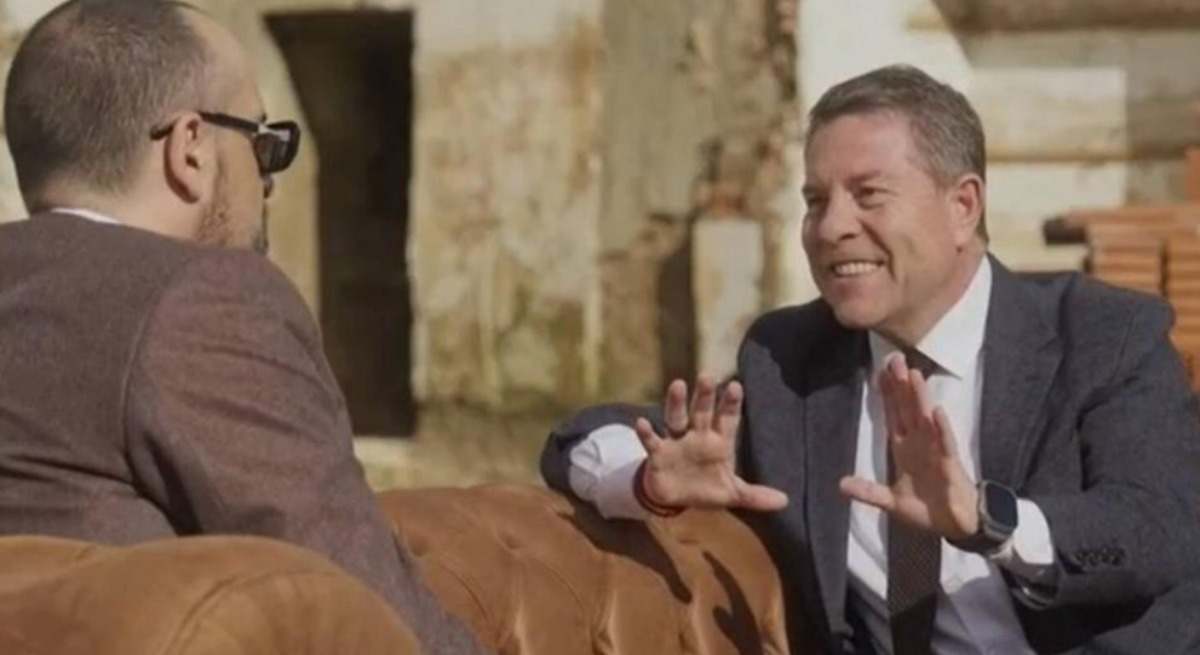 Emiliano García-Page con Risto Mejide