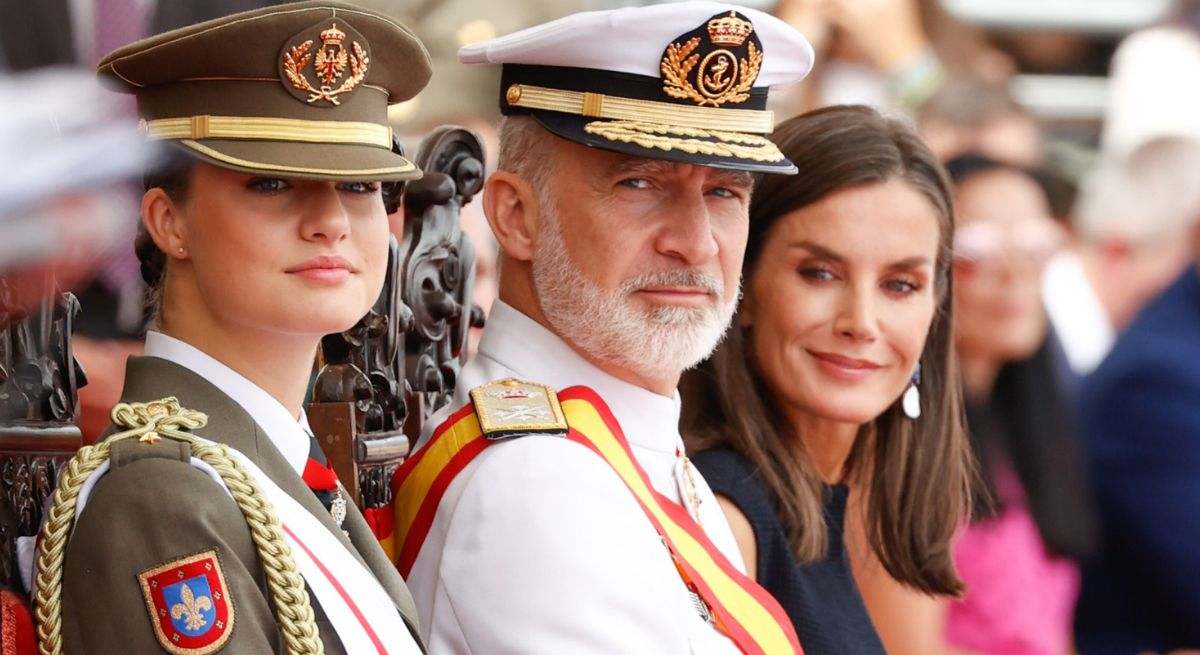 Letizia, Leonor y Felipe VI