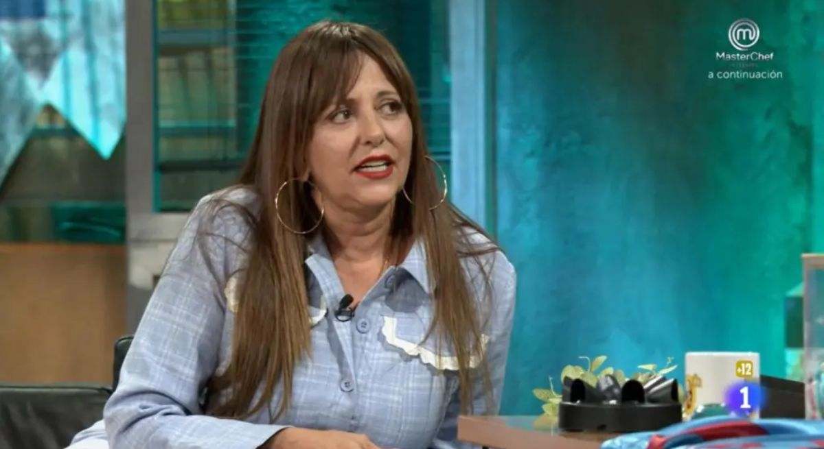 Yolanda Ramos en el plató de la Revuelta