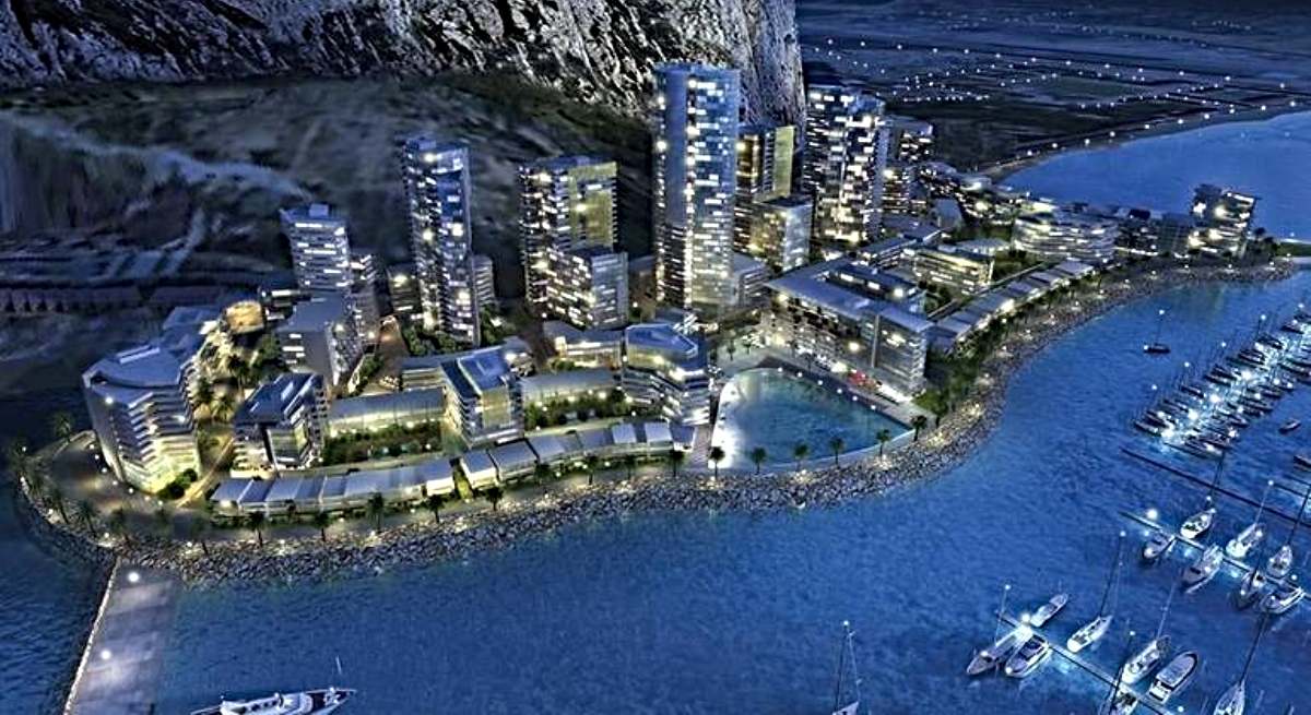 Así es el proyecto Eastside, que Gibraltar acomete en aguas españolas