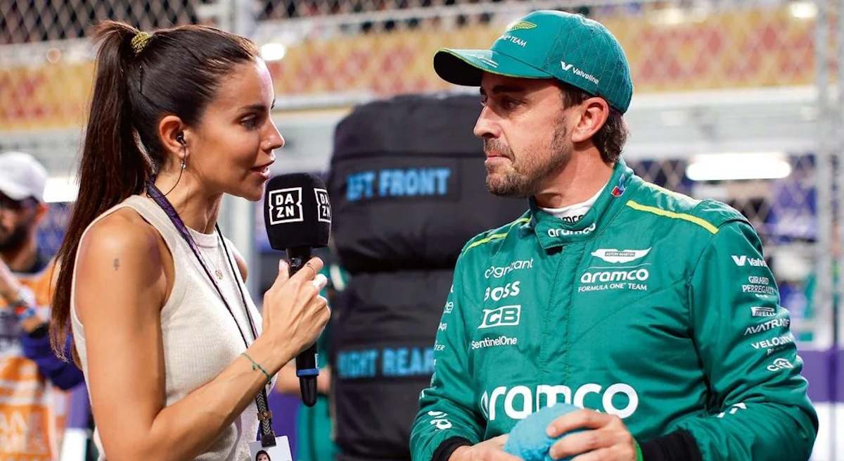 Melissa Jiménez y Fernando Alonso