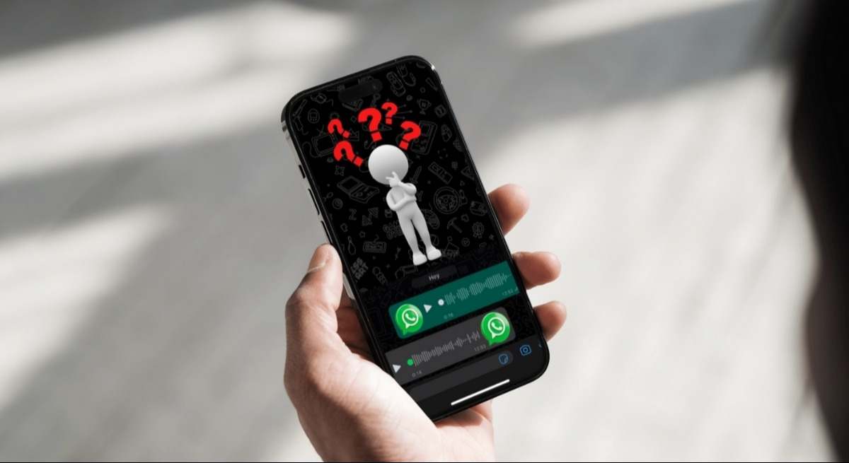 Por qué se quedan en verde los audios de WhatsApp.